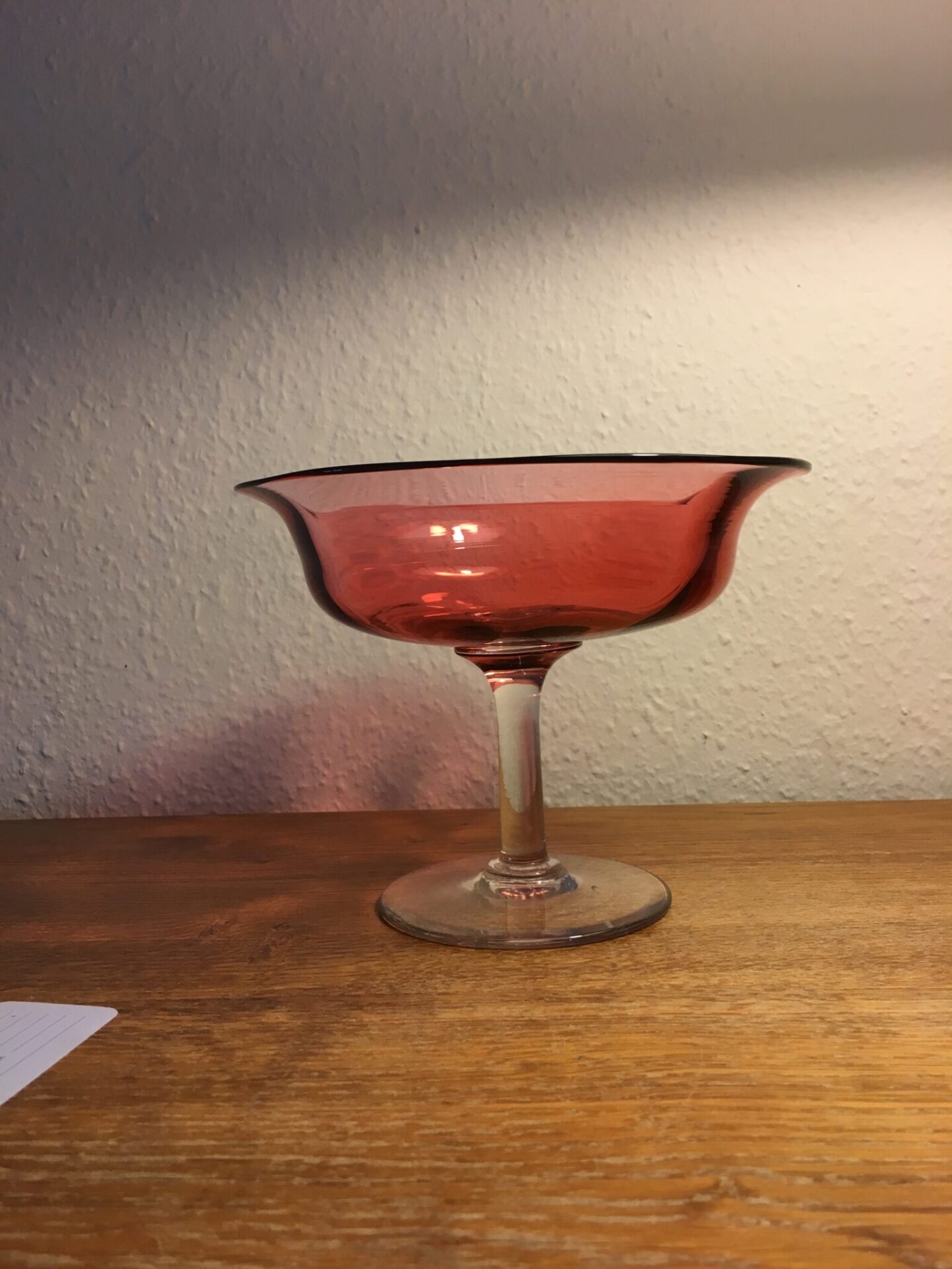Antik glasopsats/frugtskål 400 kr