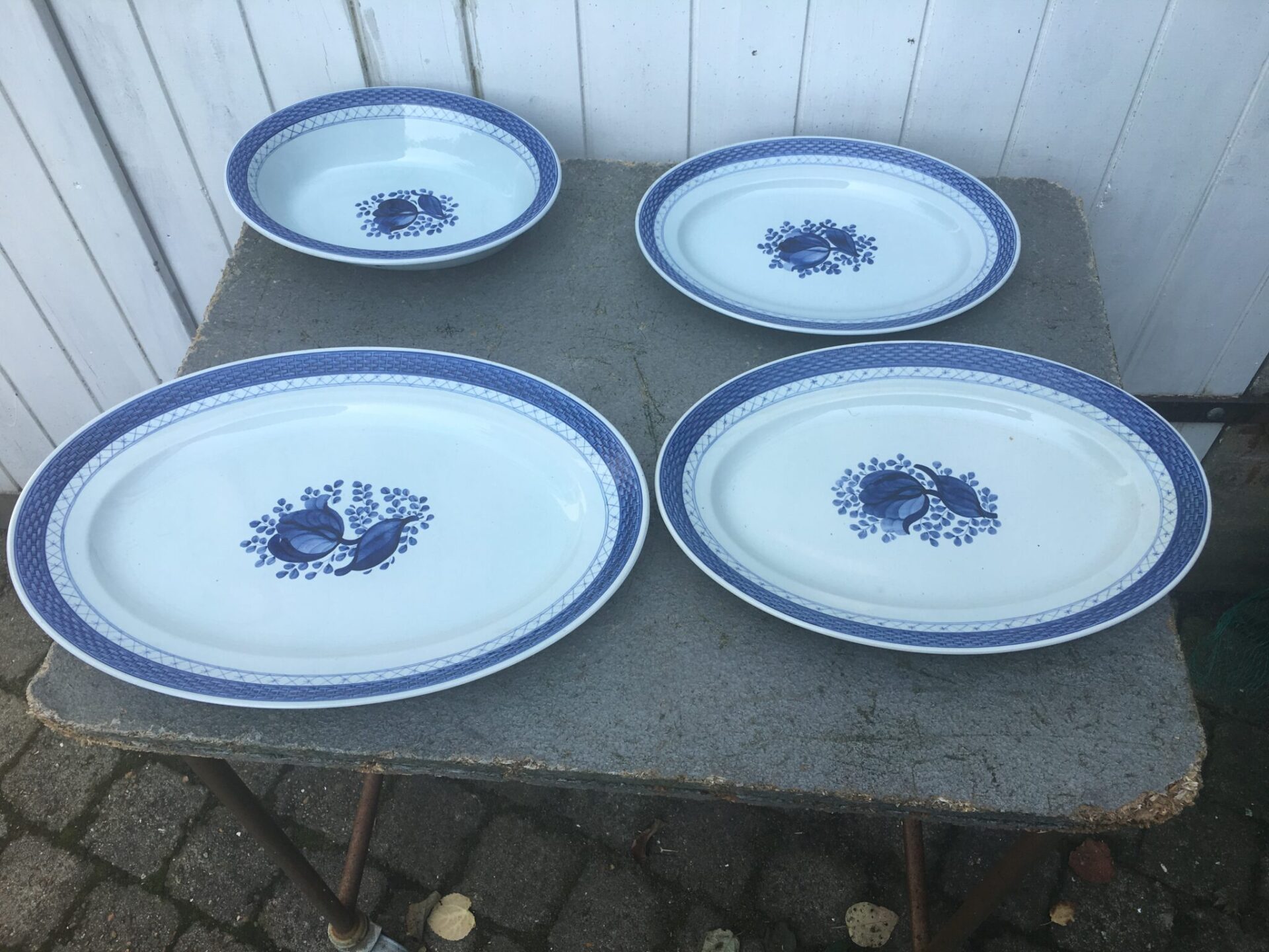 Aluminia Tranquebar kartoffelskål (nr. 1411), pris 300kr.