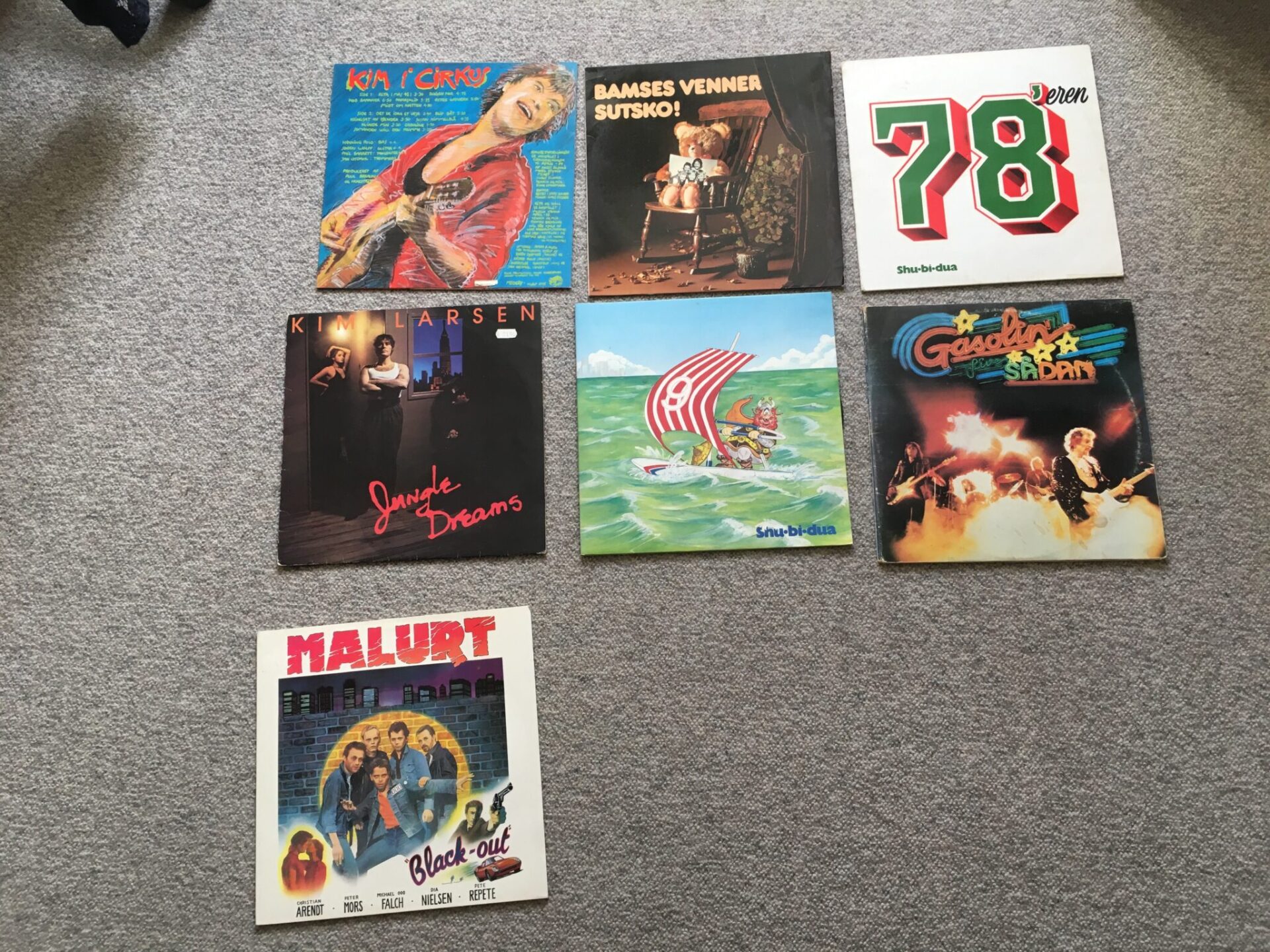 Retro LP-er pr. stk 50 kr