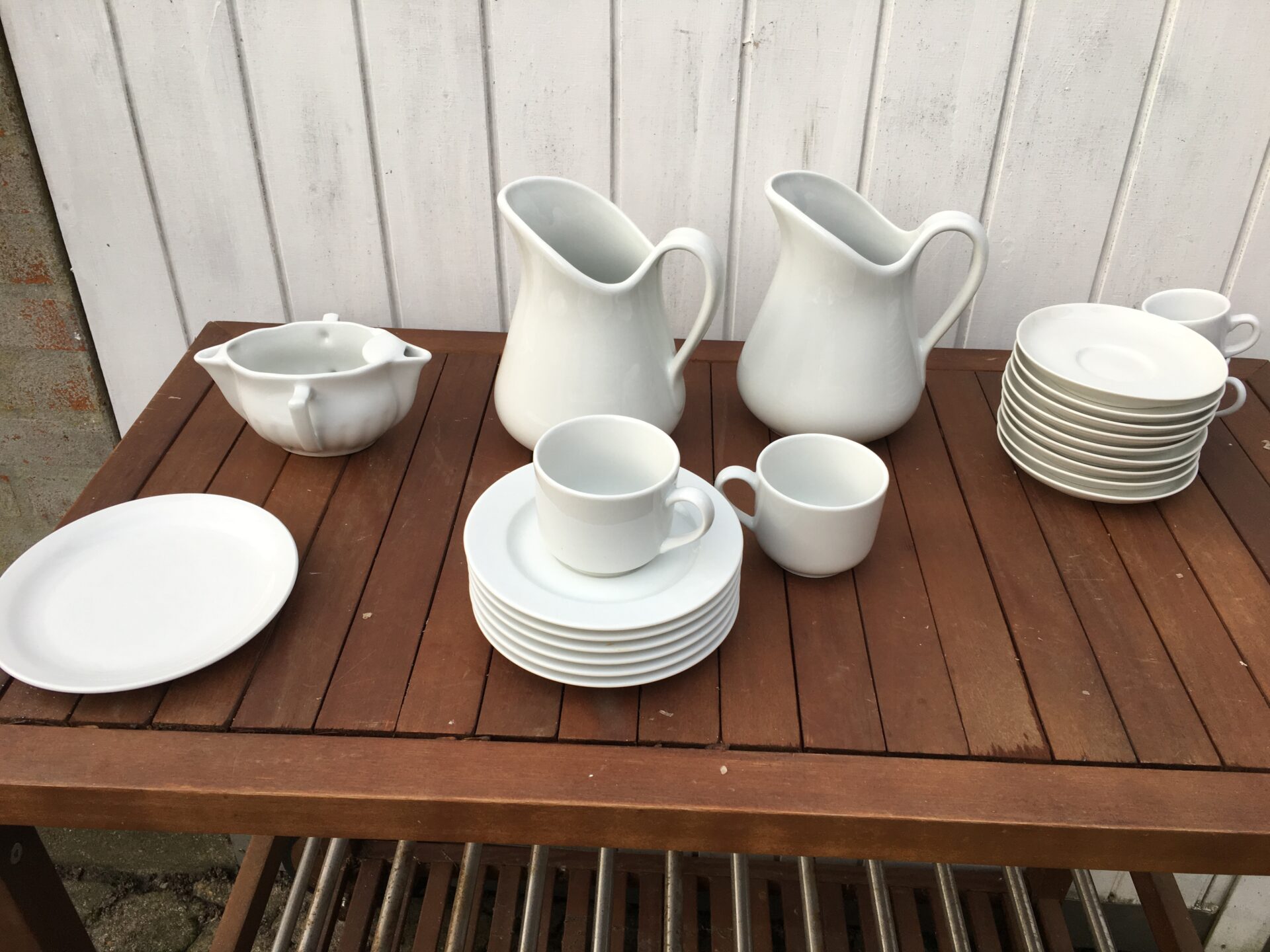 diverse Pillivuyt porcelæn, samlet pris 300 kr
