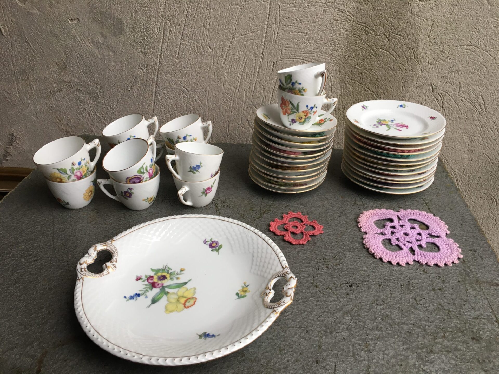 B&G Saksisk Blomst i alt 500 kr