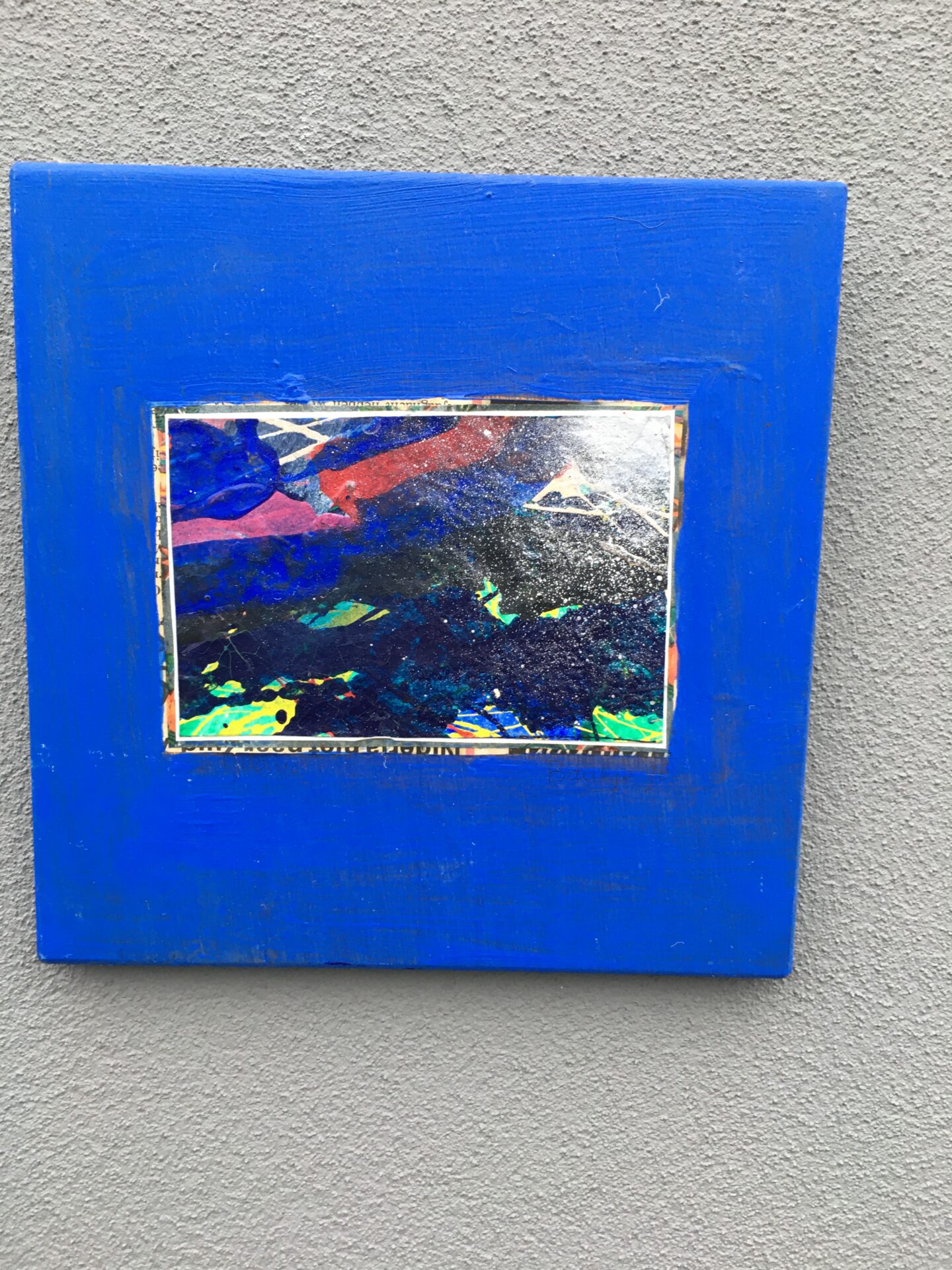 Baukkje Zijlstra, 1996, lille maleri/collage