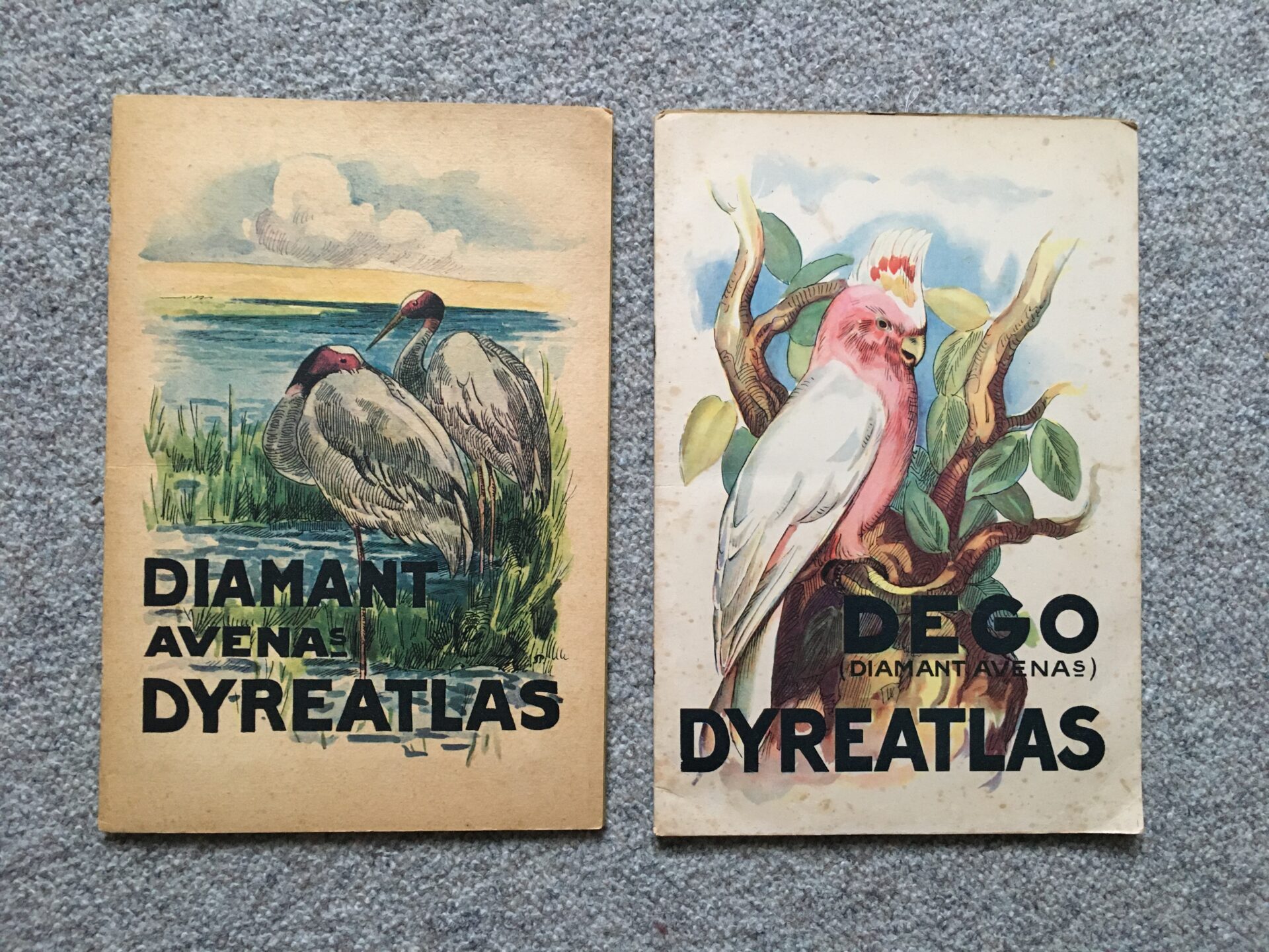 DEGO Dyreatlas, med komplet samling af DEGO-gryns dyreserie, pris pr hæfte 200kr