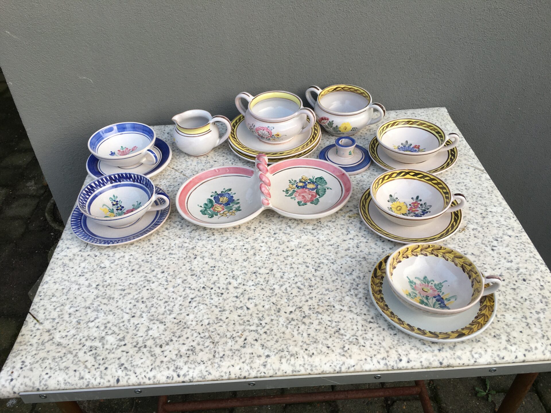 Lars Syberg, keramik, 5 tekopper mm, samlet pris 800kr
