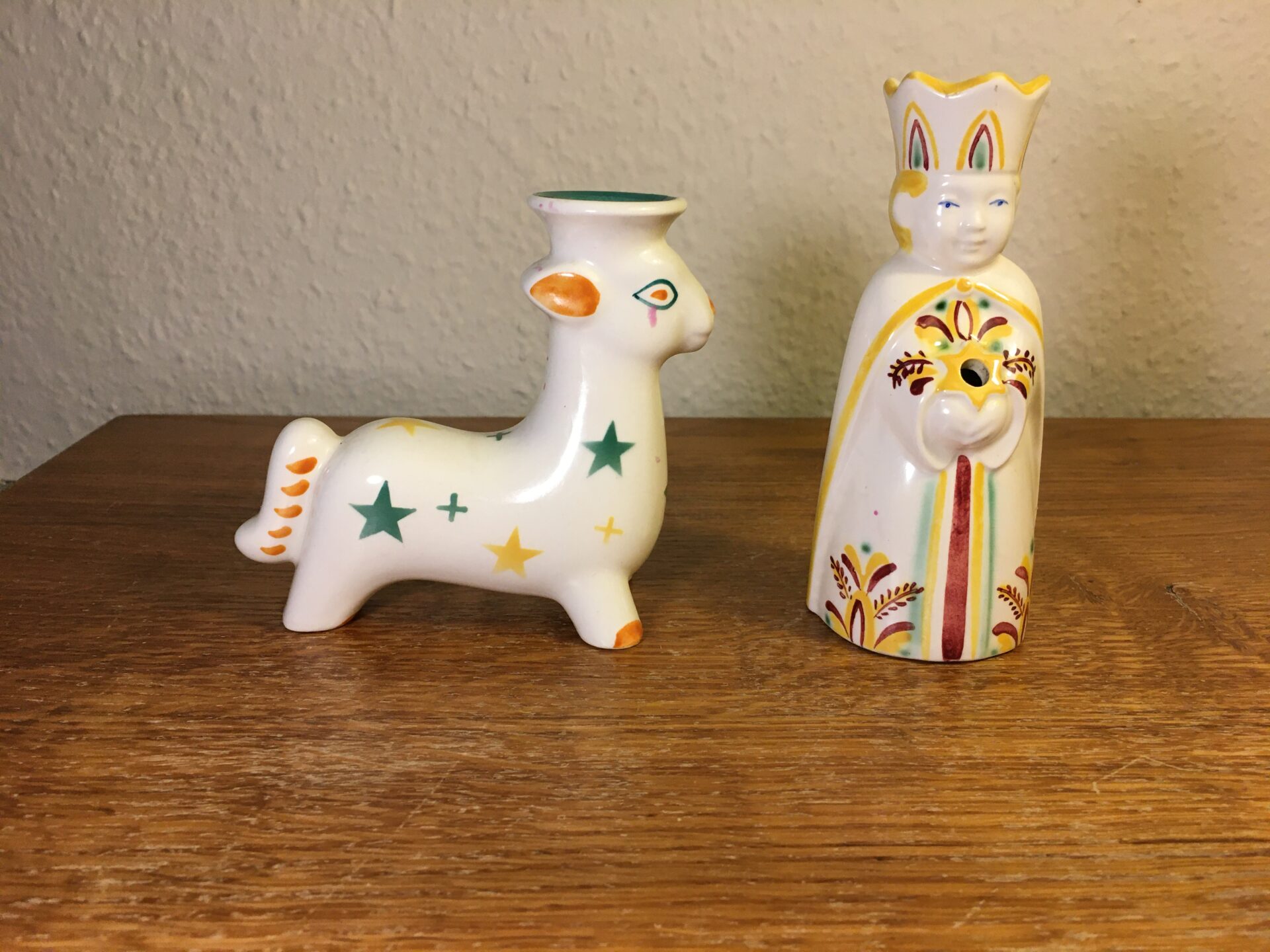 Aluminia Julebuk og Julekonge, fejlfri, pr stk 500kr