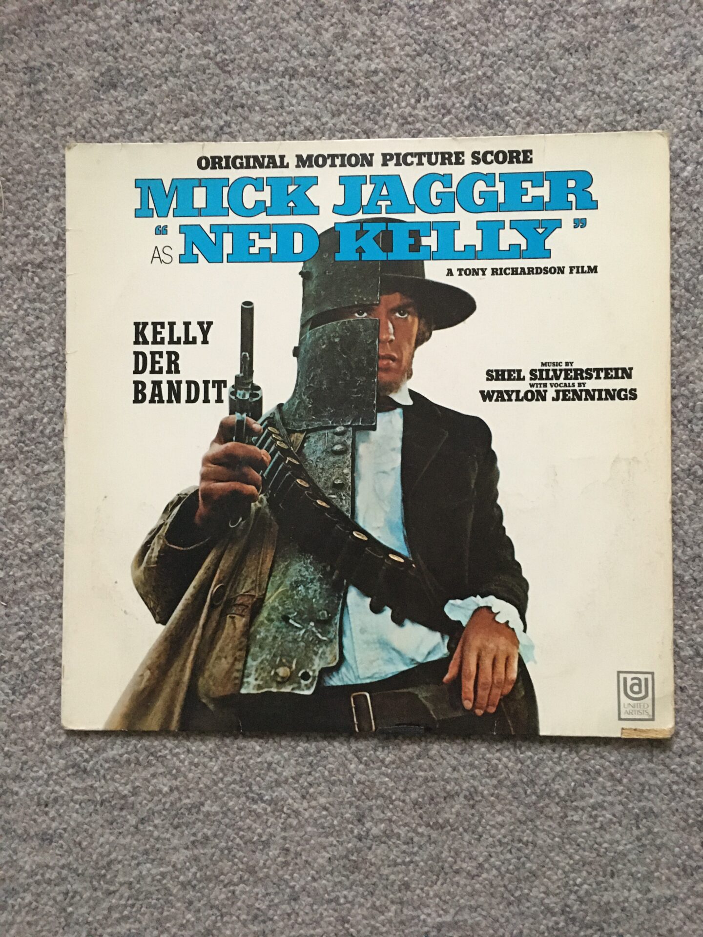 Mick Jagger, LP, velholdt, pris 100kr (ca 300 stk LP på lager)