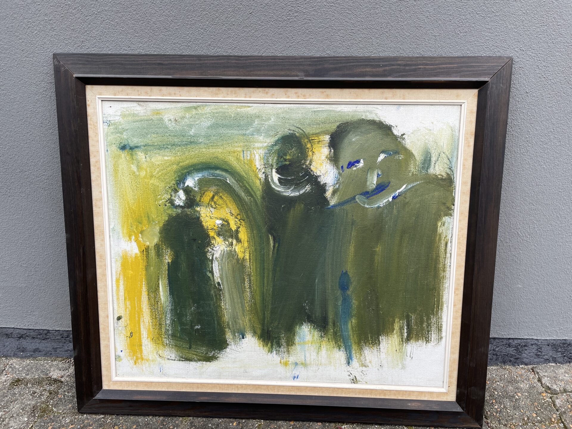 Svend Åge Taucher, u. sign. rammemål 64x75 cn, pris 500kr