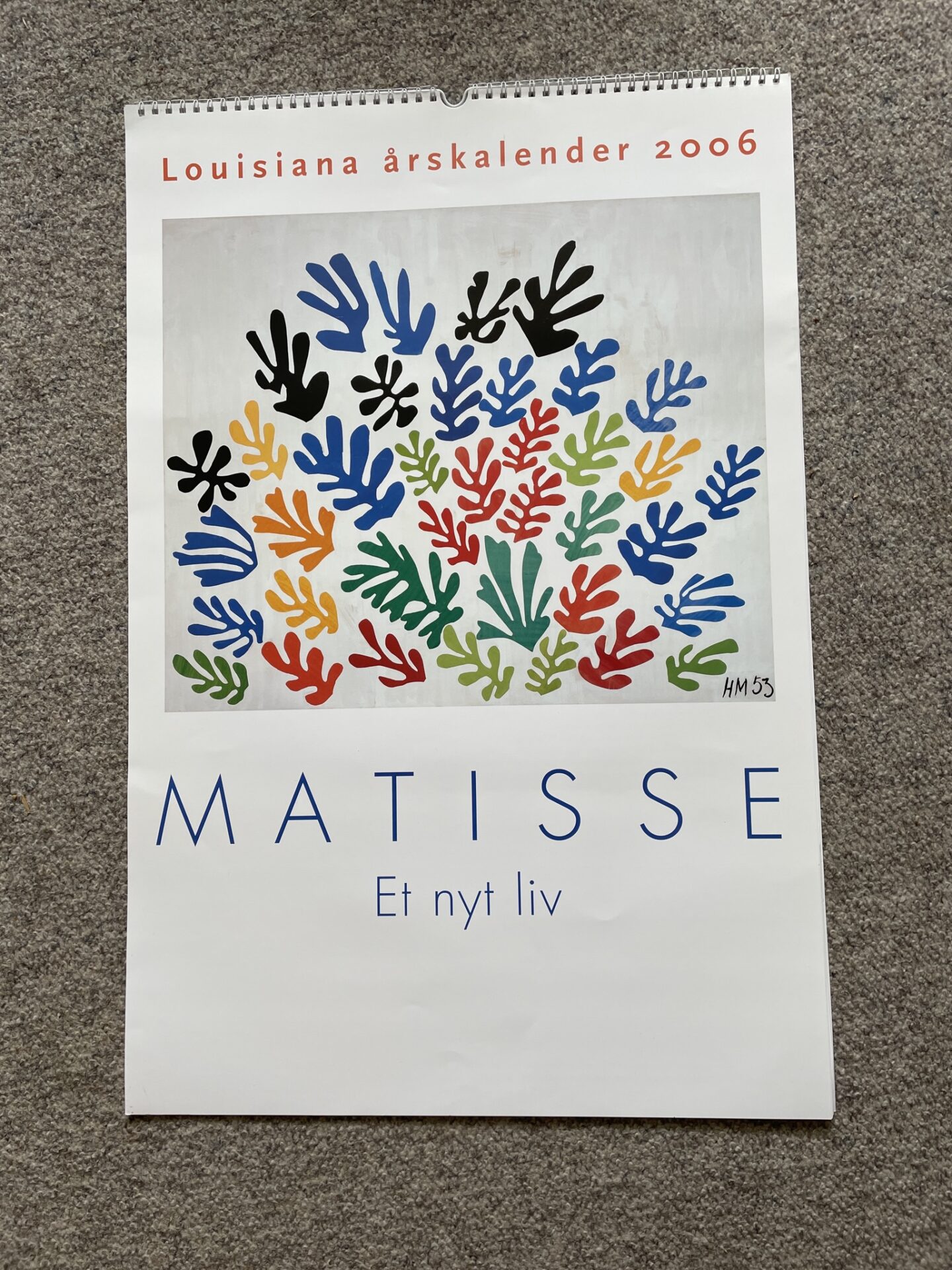 Henri Matisse, Louisiana årskalender 2006, pris 400kr